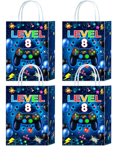 Sac bonbons anniversaire jeu vidéo niveau 8 ans sans plastique