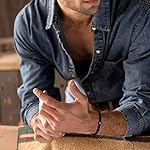 Initial Bracelet Handmade Bracelets Initial S Letter Bracelets for Teen Girls Women Letter Charm Mens Initial Bracelet Rope Braided Jewelry Birthday Gifts for Men - Image 5