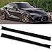 JMTBNO 2M/78.7'' Universal Black Side Skirts Rocker Extension Panel Body Kit Lip Splitters Winglet Splitters Lip 6pcs Compatible with Honda Accord Civic Subaru Mazda Ford Nissan Altima