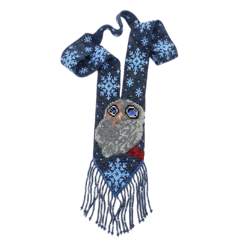 Collier hibou ukrainien Gerdan, le cadeau artisanal idéal et symbolique pour femme