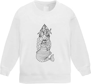 Azeeda 'Mermaid Gonk' Kid's Sweatshirt/Jumper (5-6 Years) (KW00081350)