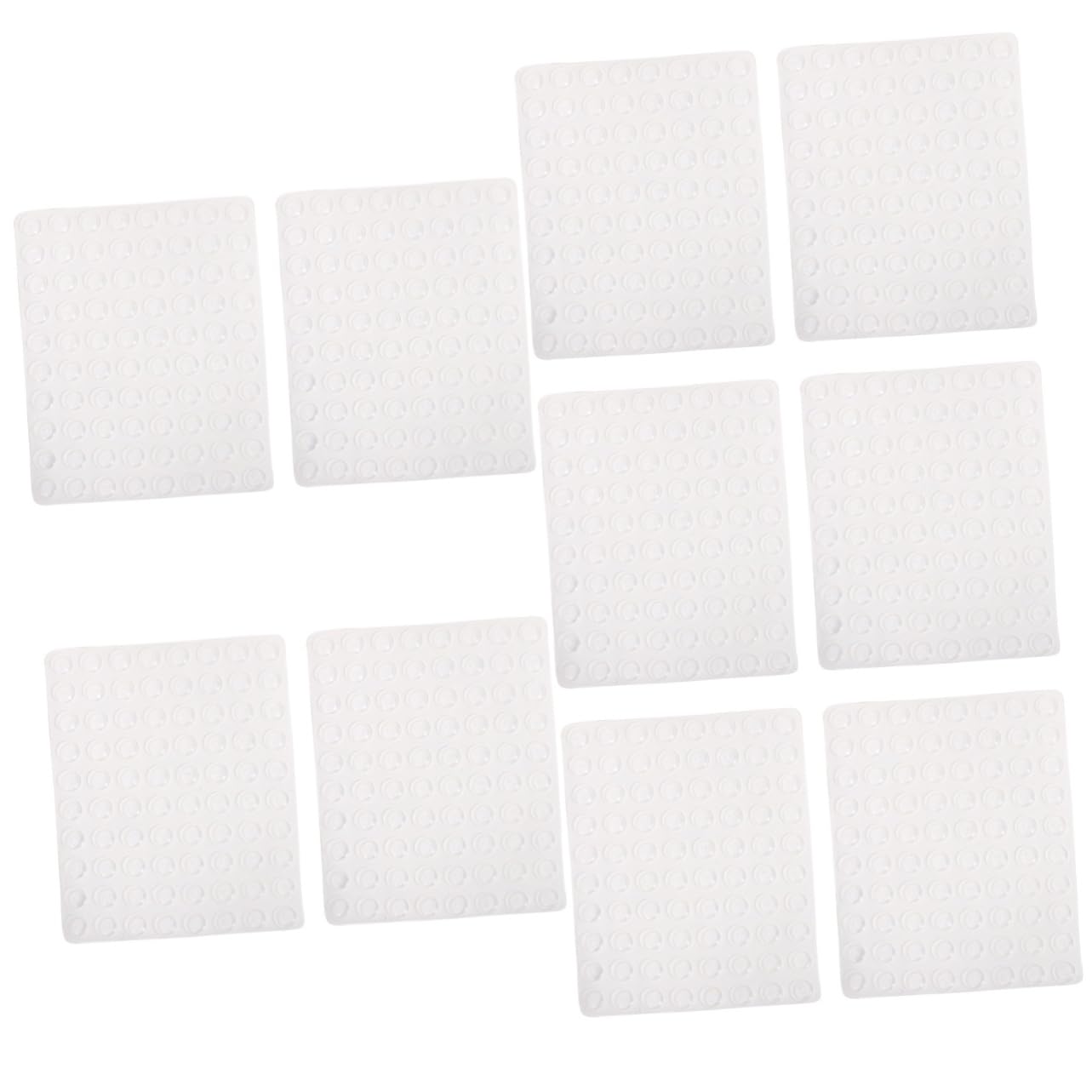 EXCEART 5 Set Particelle Colloidali Anti-collisione Paracolpi Per Ante Dell'armadio Trasparenti Paraurti Del Gabinetto Paraurti Della Porta Dell'armadio Paracolpi Per Mobili 2 Fogli*5