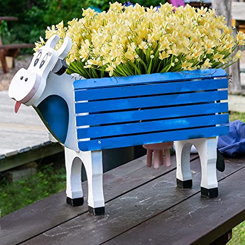 Joygar 24 Bundles Artificial Flowers Fake Daffodils Flowers Uv Resistant No Fade Faux Greenery Faux Plastic Lotus For Wedding Garden Hanging Planter Indoor Porch Patio Office Home Decoration(Yellow) #TOP4