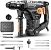 Price comparison product image Hammer Drill, 1500W Rotary Hammer Drill, 4 Function, Used for Concrete, Metal and Stone Drilling