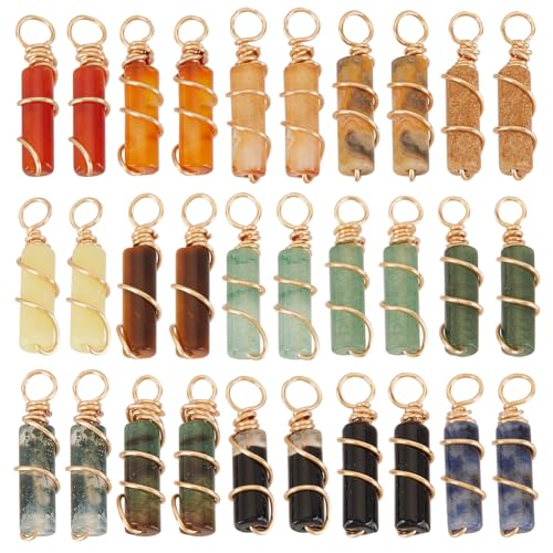 Pendentifs en pierre naturelle pour créer vos bijoux de mariage et ateliers créatifs