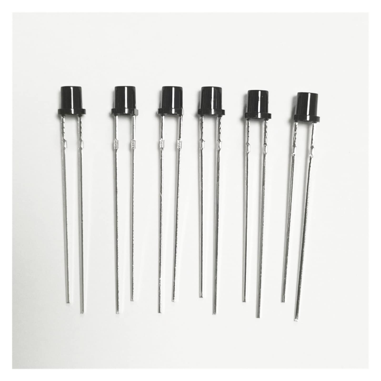 WHWRCADV 5 PCS, 3mm Flat Lens, NPN Phototransistor T324BP, Photosensor, Photosensitive Receiving Transistor