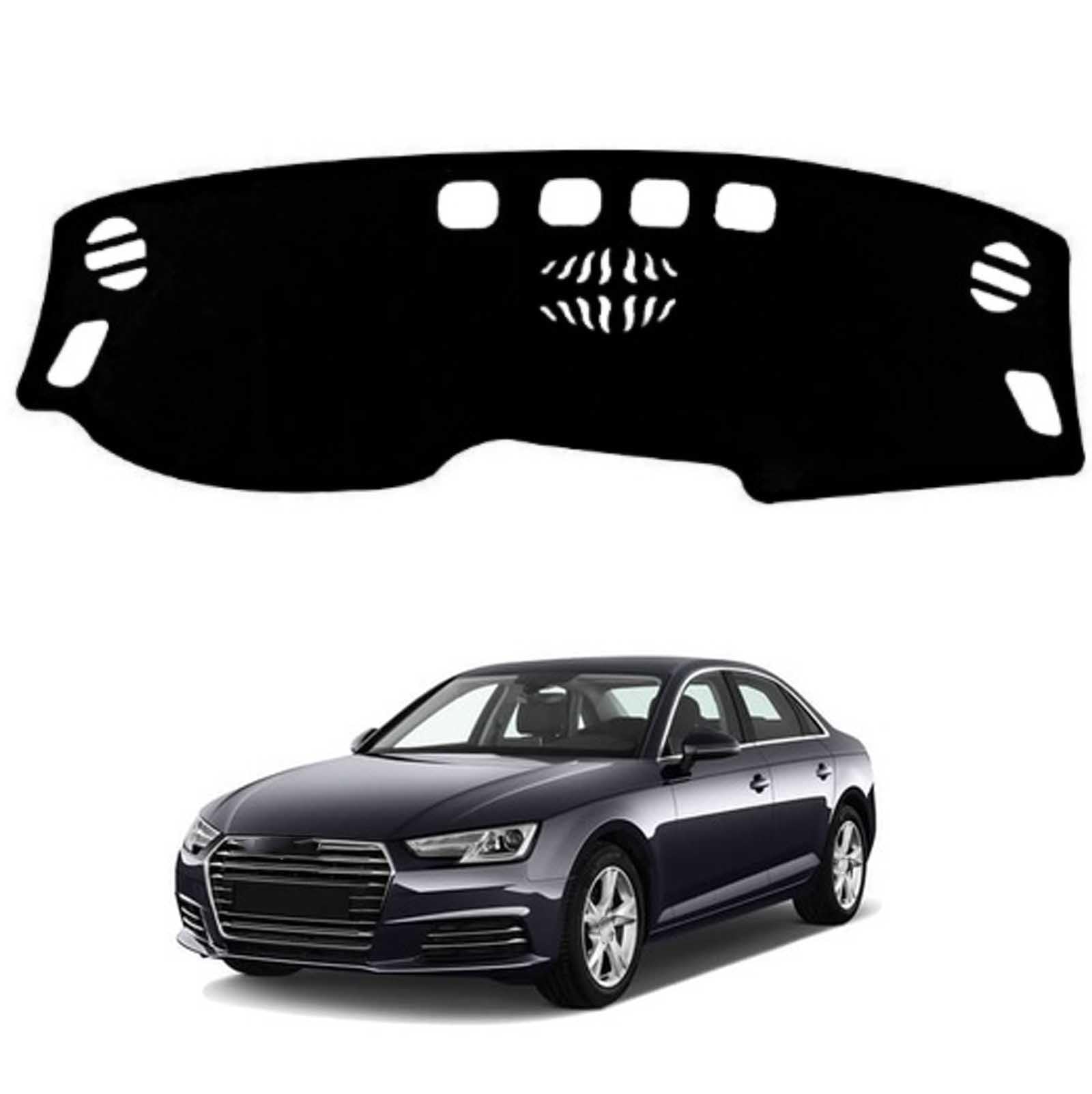 Pokrywa deski rozdzielczej samochodu dla Audi A4L A4 B9 2017-2019 RHD mata antypoślizgowa osłona przeciwsłoneczna dywan dywanik Pad konsola środkowa czarny