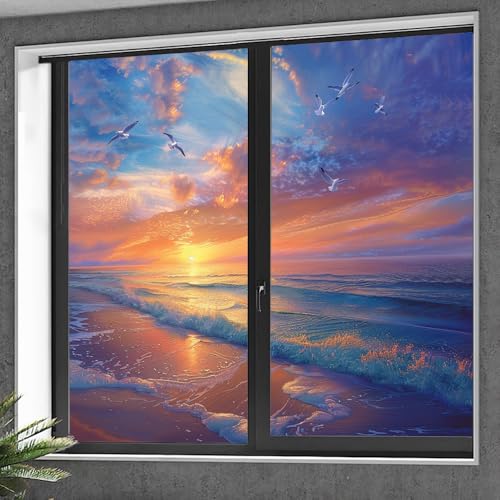 Vinilo adhesivo decorativo para ventanas 21.6x47.2 pulgadas x2 miniatura 7