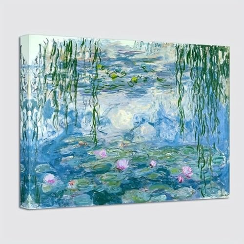 Peintures célèbres Monet Nénuphars reproduction de fleurs grand format