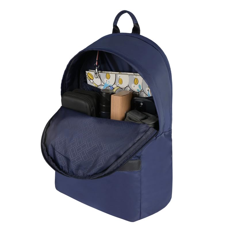 Image of Tommy Hilfiger Backpack for Men & Women, Navy With Black, LOVINGTON