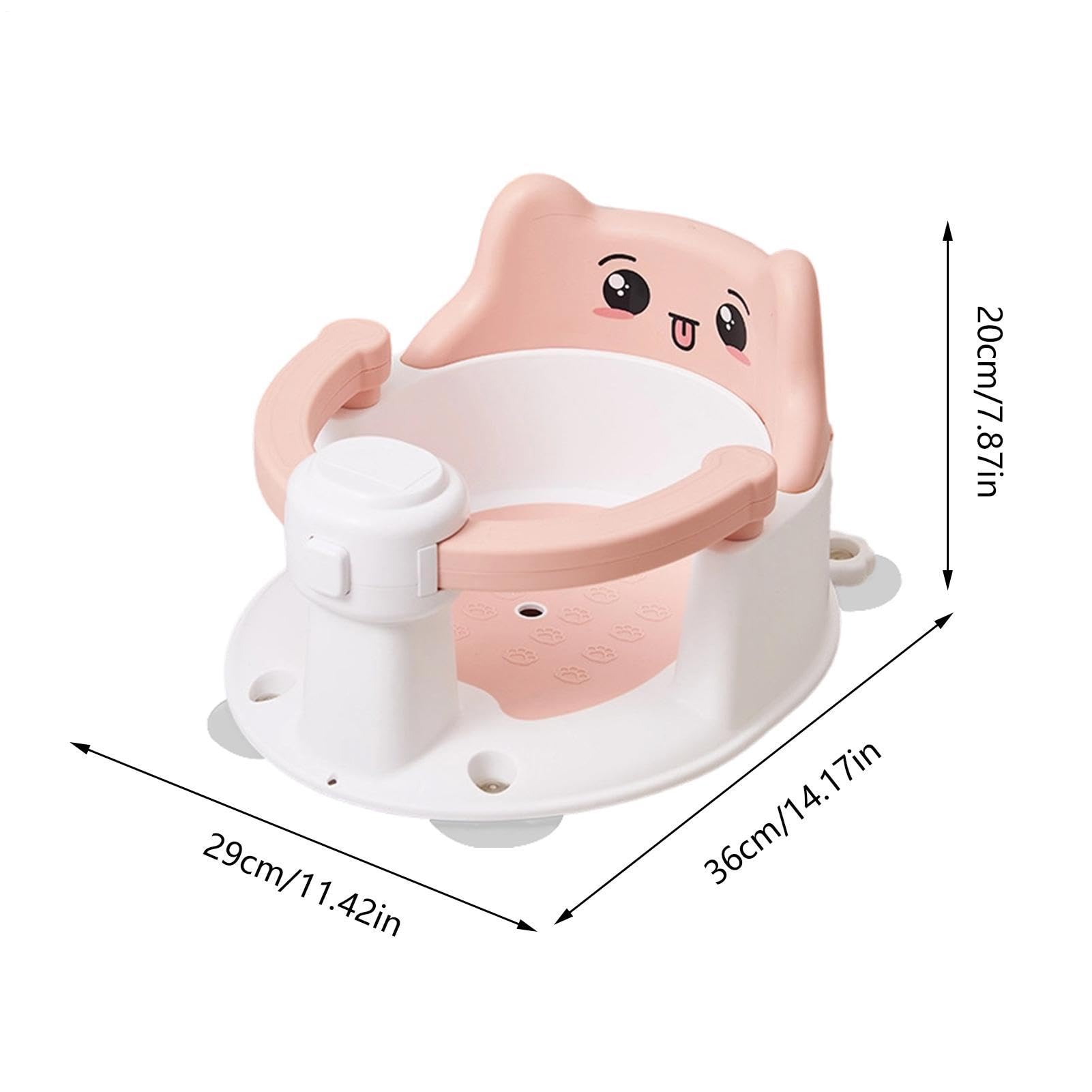Sedia da Bagno per Bambini - Seggiolino Doccia Portatile con Ventose | Seggiolino Doccia per Fino a 6,per Fino a 6 Maschi Femmine Seduti in Bagno