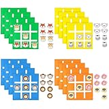GoBene 16 Sets Tic Tac Toe Spiele für kinder ,Tic Tac Toe Mitgebsel...