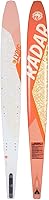 RadarSkis Women's Lyric Water Ski - White/Coral/Sand - Lightweight Carbon for Effortless Turns at 26-34 MPH