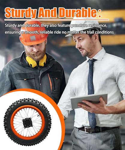 Image of Heavy-Duty Electric Dirt Bike Rear Wheel
