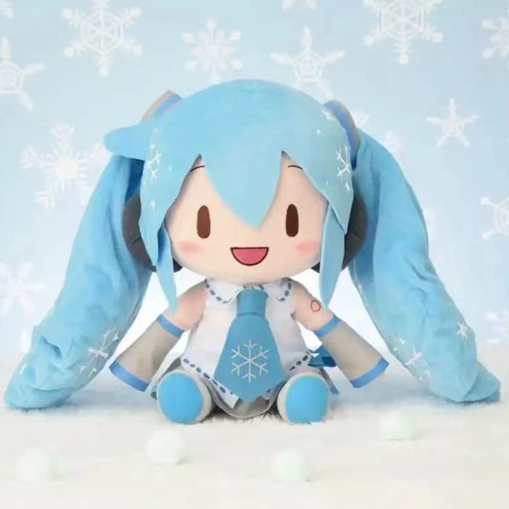 Zhongkaihua Miku Plüsch-Anime-Anhänger, weich, gefüllt, 32 cm, 4 Stück | Mit Baumwolle gefüllt, Manga-Merch-Geschenke, Sammlerstücke, Ornament, Heimdekoration