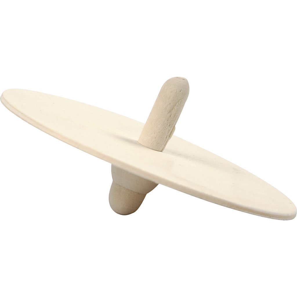 Creativ Spinning top, D: 8 cm, H: 4 cm, 10pcs