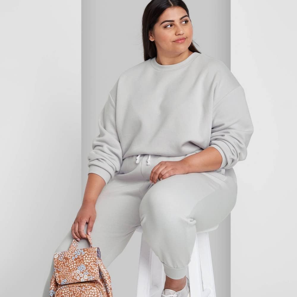 Wild Fable Women's Light Grey Crewneck Sweatshirt (2X/XXL) GY766