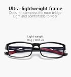 5 Pack Reading Glasses Sporty Blue Light Blocking Lightweight Readers Glasses for Women and Men Reader