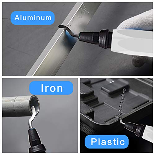 image for DKIBBITH Deburring Tool Kit 11 pcs High-Speed Steel Rotary Burr Remova