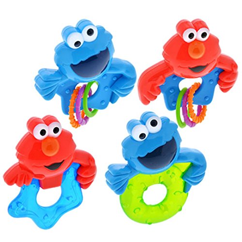 Sesame Street Sesame Beginnings Rattles and Teethers [1 Piece, Chosen at Random]