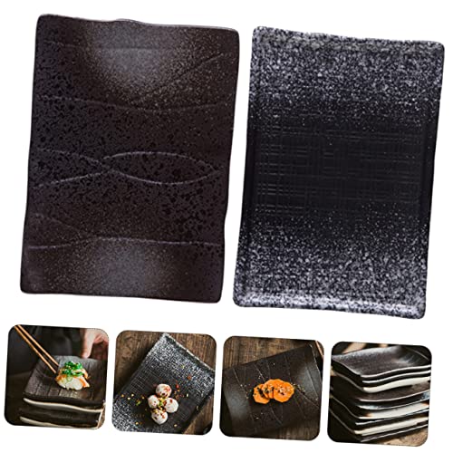 Platos pequeños japoneses para sushi, 2 piezas miniatura 3