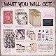 Funto Scrapbooking-Set (185 Teile), Mittelalter Kapitel - Rosengarten, Perfekt für Bullet Scrapbooking Materialien, Planner DIY Kunst Collage.