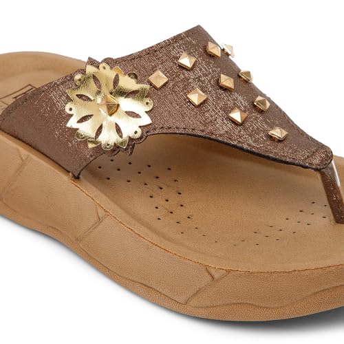Image of BELLA by Labella Women's Fashion Platform Slip-On Sandal - Comfortable, Lightweight, Slip-Resistant, Breathable - Ideal for Casual and Office Wear