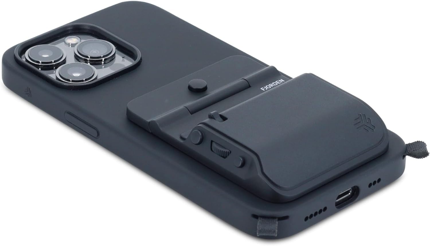 FJORDEN Plus Bundle for iPhone 16 Pro - Includes Fjorden Camera Grip & Phone Case (MagSafe Compatible) - Shoot Like A Pro with Your iPhone