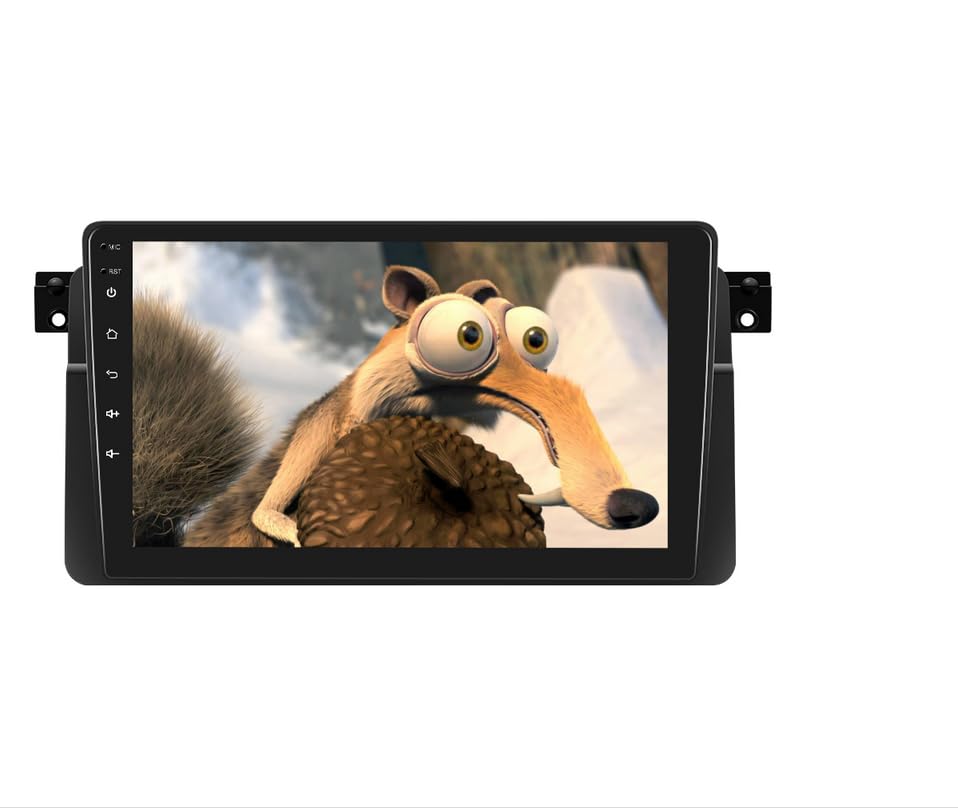 CAMECHO 4+128G 9 Pulgadas Android 15 Autoradio para BMW Serie 3 E46 1999-2005, E46 Radio Bluetooth con GPS WiFi Inalámbrico Carplay Android Auto RDS FM Espejo Enlace Cámara Trasera Incell Pantalla HD