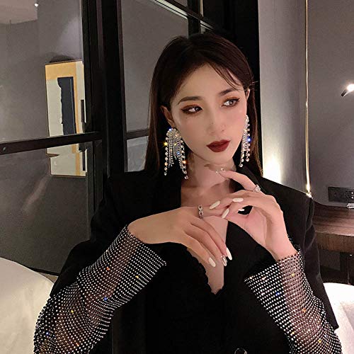 Fxmimior 2555 Fashion Women Earrings Long Chain Drop Dangle Earrings Jewelry thumb #3