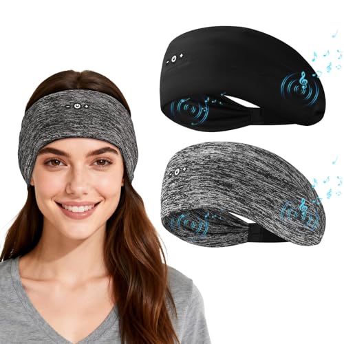 Sleep Headphones Bluetooth Headband Ultra-Thin Speakers for Sleep 2-Pack - image 1