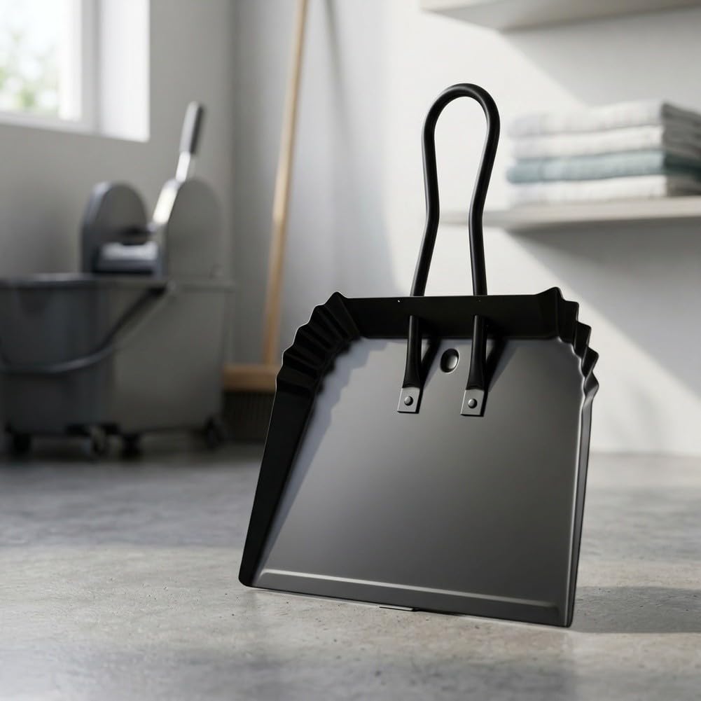 à pour poussière 42cm pour Cendres et Déchets à pour poussière(Black Large)