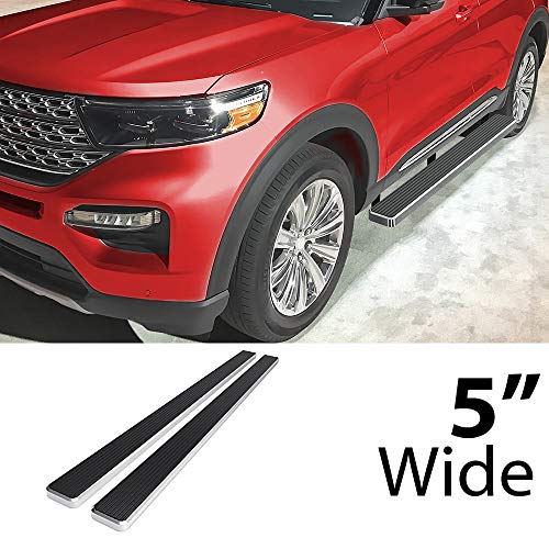 Estribo HD Ridez 5 pulg Silver para Ford Explorer 2020-2026 miniatura 2