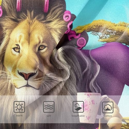 Designer Toddler Underwear Custom 2t Cotton Panties Little Girl Whimsical Scene Lion Funny Briefs Kids Undies3