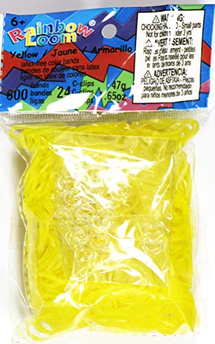 Rainbow Loom Twistz Bandz Refill - Jelly Yellow