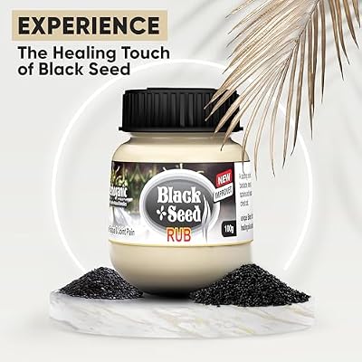 HERBOGANIC Black Seed Rub | Infused with Soothing Properties | Crafted to Provide Comfort to Joints, Muscles, Shoulders and Beyond | 3.5 oz....