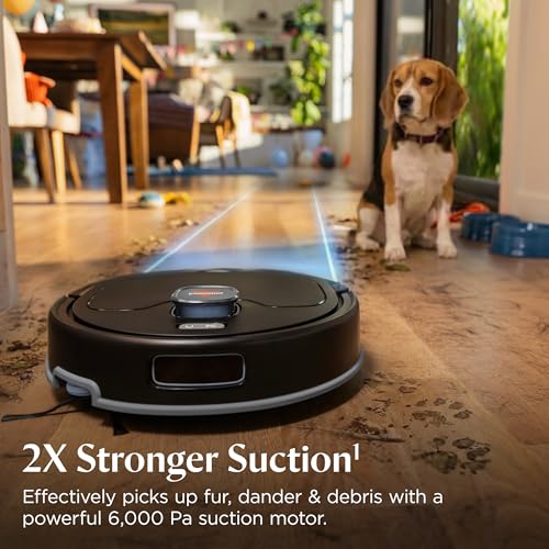 Image of Bissell FlexClean Robot Vacuum & Mop with No Tangle Pet Brush Roll, LiDAR Navigation & Liftable Pad for Pet Hair Removal on Hard Floors & Rugs, HEPA Filtration and Self-Empty Base, 4270