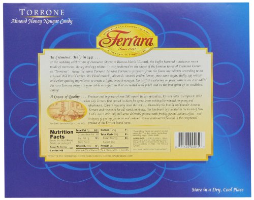 Ferrara Torrone, Almond Honey Nougat Candy, 7.62-Ounce Boxes (Pack of 4) - Thumbnail 4