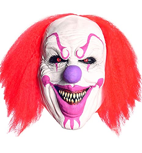 Clown Mask-Halloween Latex Clown Mask-Creepy clown mask-Scary clown mask-Halloween Costume Party Props Masks Latex Full Head