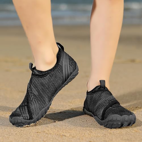 Image of UBFEN Kids Water Shoes for Boys Girls Quick-Dry Swim Aqua Socks | Lightweight, Barefoot-style, Perfect for Water parks, Beach, Pool, Kayak, Creek Hiking, Camping, Toddler, Little Kid, Big Kid
