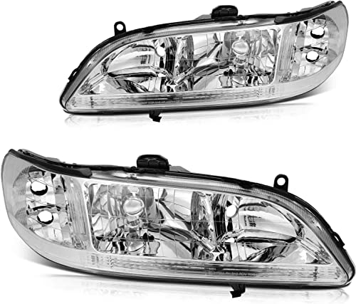 Eccpp Headlight Assembly For Honda For Accord 1998-2002 Driver And Passenger Side Headlamps #TOP9