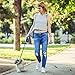 Bonna Retractable Dog Leash for Small - Medium Dogs, 16.5FT Tangle Free, Heavy Duty Walking Leash with Anti Slip Handle, Pause and Lock, Blue Nylon Tape
