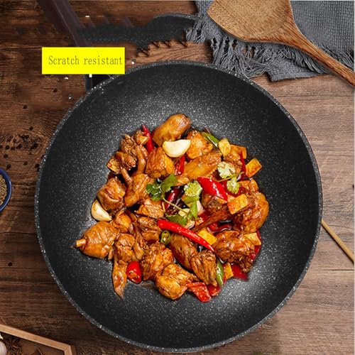 Wok de Piedra Medical, Antiadherente con Tapa 32 cm miniatura 4