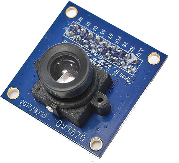 Comimark 2Pcs VGA OV7670 CMOS Camera Module Lens CMOS 640X480 SCCB I2C Interface for Arduino