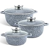 LONG LIFE - Die Keramik-Granit-Beschichtung schützt unser Produkt perfekt vor Verunreinigungen und sorgt so für eine längere Topfzeit.