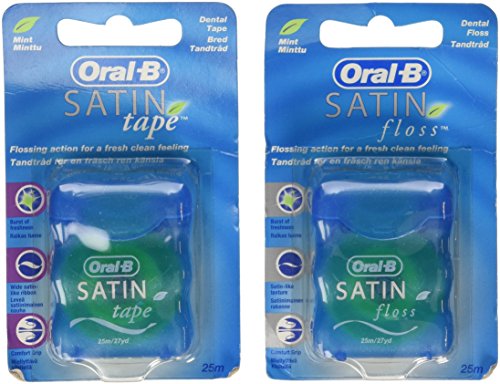 Braun Oral-B Satin Floss 25m 86722 (Pack of 2)