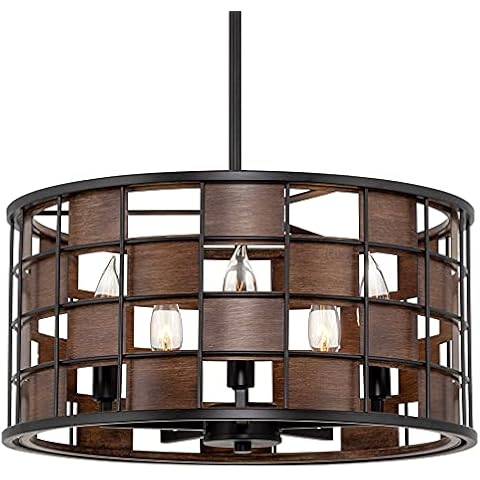 Kira Home Vermont 17" 5-Light Drum Chandelier Cover