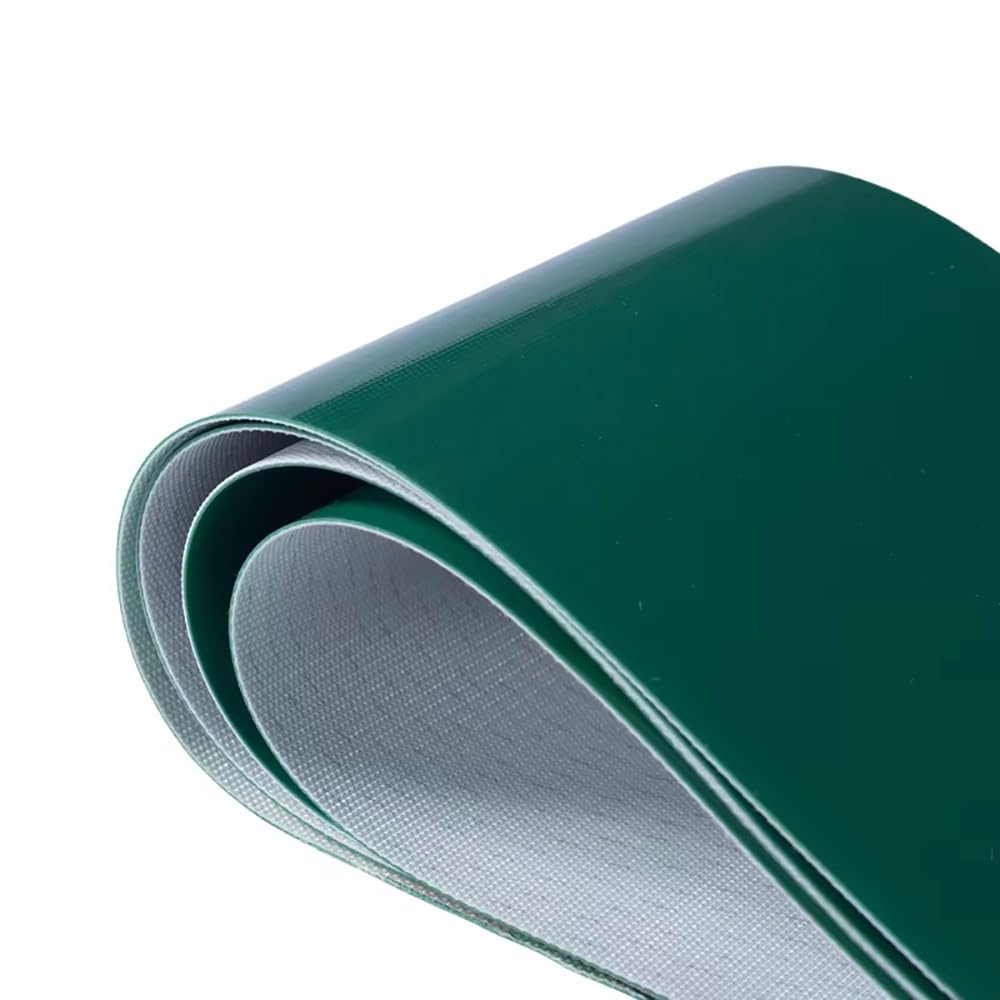 Bande transporteuse en PVC, 3mm d'épaisseur, courroie de Transmission industrielle verte, périmètre 600-1050mm, 1 pièce(1050mm Width 20mm)