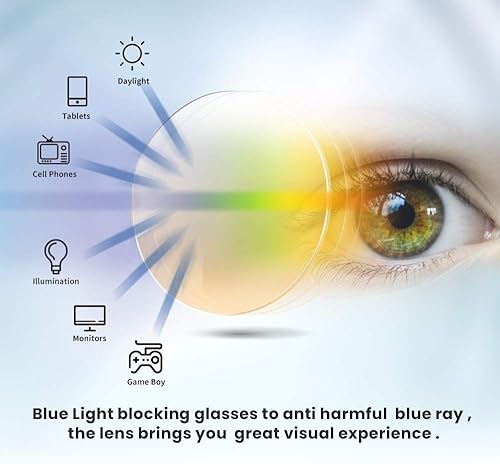 Miniatura 8 de Lentes de lectura con clip y abatibles, con bloqueo de luz azul, lupas, lentes, para unisex (transparente, 3.0)