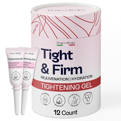 Pharmlitalia Vag Tightening Gel for Intimate Hydration & Rejuvenation - Natural Tightening Support for Vag Health - Feminine Care Gel for Dryness, Firmness & Moisture Balance 12 Count